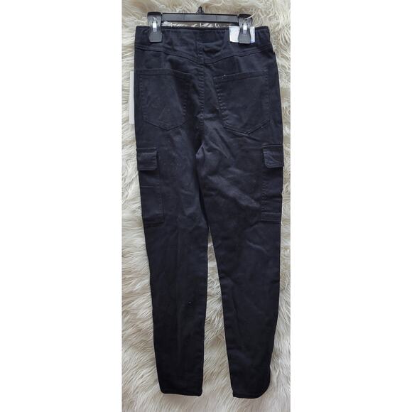 Tinseltown Juniors' High Rise Pull-On Skinny Cargo Jeans XS 3151 - Picture 2 of 2
